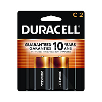 Duracell CopperTop Alkaline C Batteries, 2/Pack (DURMN1400B2Z)