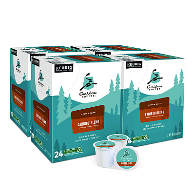 Caribou Coffee Caribou Blend Coffee K-Cups, 96/Carton (GMT6992CT)