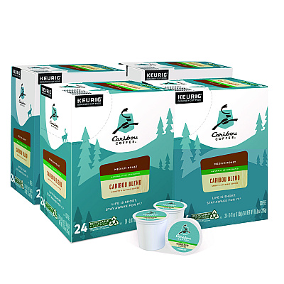 Caribou Coffee Caribou Blend Decaf Coffee K-Cups, 96/Carton (GMT6995CT)