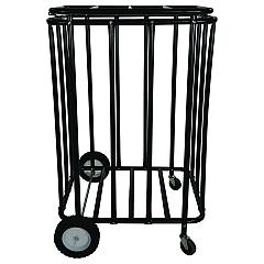 Champion Sports Compact Lockable Ball Locker, Metal, 176 lb Capacity, 22 x 28 x 43, Black (CSICBL)