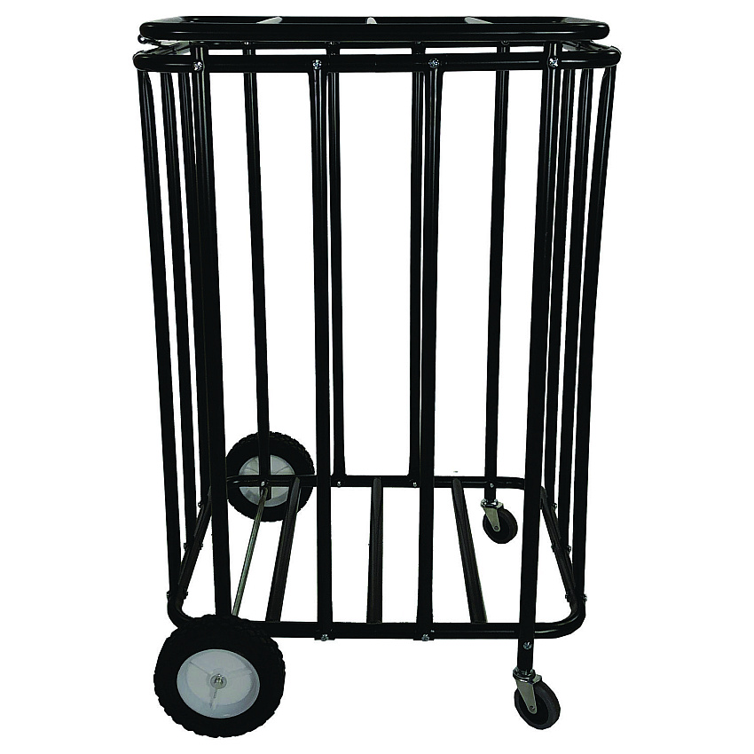 Champion Sports Compact Lockable Ball Locker, Metal, 176 lb Capacity, 22 x 28 x 43, Black (CSICBL)