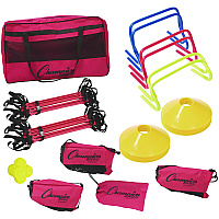 Champion Sports Speed and Agility Kit, with Carry Bag (CSISAGKIT)