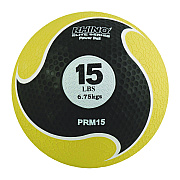Champion Sports Rhino Elite Medicine Ball, 15 lb, Yellow (CSIPRM15)