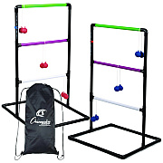 Champion Sports Ladder Ball Game Set, (2) 22" x 37.5" Ladders/(6) Bolas/Carry Bag (CSILGSTSET)