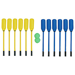 Champion Sports Soft Polo Set, 24" Long, (12) Sticks/(2) 7" Balls (CSIPXSET)