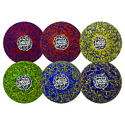 Champion Sports Rhino Skin Spider Dodgeball Set, 6.3" Diameter, Assorted Colors, 6/Set (CSIRXSPDRSET)
