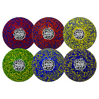 Champion Sports Rhino Skin Spider Dodgeball Set, 6.3" Diameter, Assorted Colors, 6/Set (CSIRXSPDRSET)