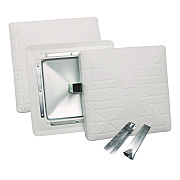 Champion Sports Hollywood Pro Anchored Base Set, 15" x 15", 3/Set (CSIM500)