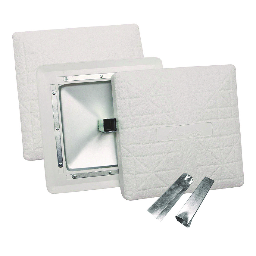 Champion Sports Hollywood Pro Anchored Base Set, 15" x 15", 3/Set (CSIM500)