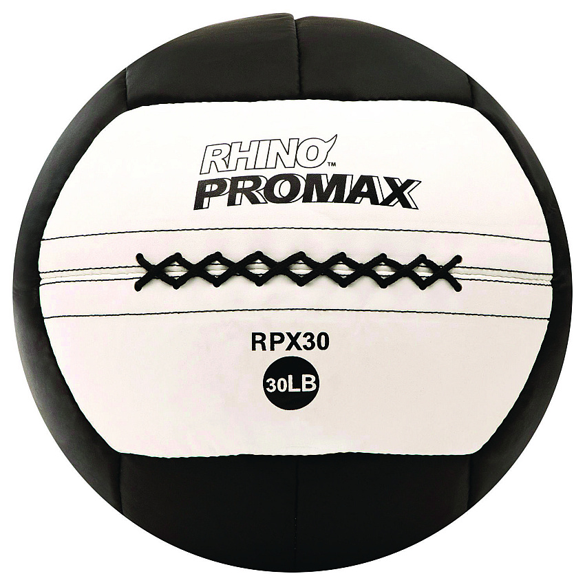 Champion Sports Rhino Promax Medicine Ball, 30 lb, Black (CSIRPX30)