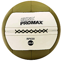 Champion Sports Rhino Promax Medicine Ball, 20 lb, Brown (CSIRPX20)