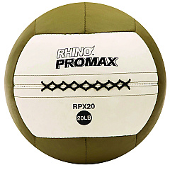 Champion Sports Rhino Promax Medicine Ball, 20 lb, Brown (CSIRPX20)