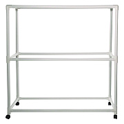 Champion Sports 9 Ball ABS Storage Cart, Plastic, 132 lb Capacity, 19 x 62 x 67, White (CSIFPR1)