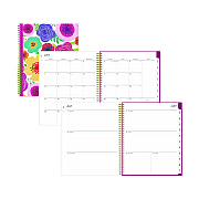 Blue Sky Mahalo Academic Year Create-Your-Own Cover Weekly/Monthly Planner, Floral Artwork, 11 x 8.5, 12-Month (July-June): 2025-2026 (100149)