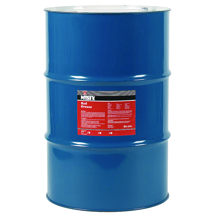 Misty NLGI #2 Red Grease, 120 lb Drum (AMR1003045)