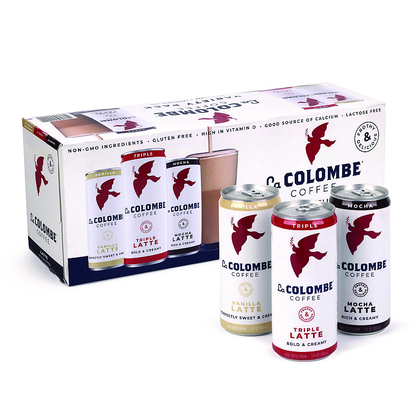 La Colombe Draft Latte Cold Brew, Assorted Flavors, 9 oz Can, 12/Carton (GRR22002272)