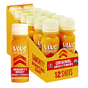 Vive Organic Immunity Boost, Ginger, 2 oz Bottle,12/Carton (GRR34800001)
