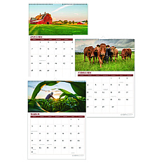 House of Doolittle 100% Recycled Farm Life Wall Calendar, 11 x 14, White/Multicolor Sheets, 12-Month (Jan-Dec): 2026 (316)