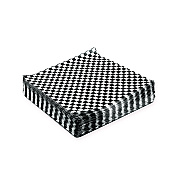 Paterson Grease-Resistant Food Wrap, 12" x 12", Black Check, 5,000/Carton (PDHWG01006)