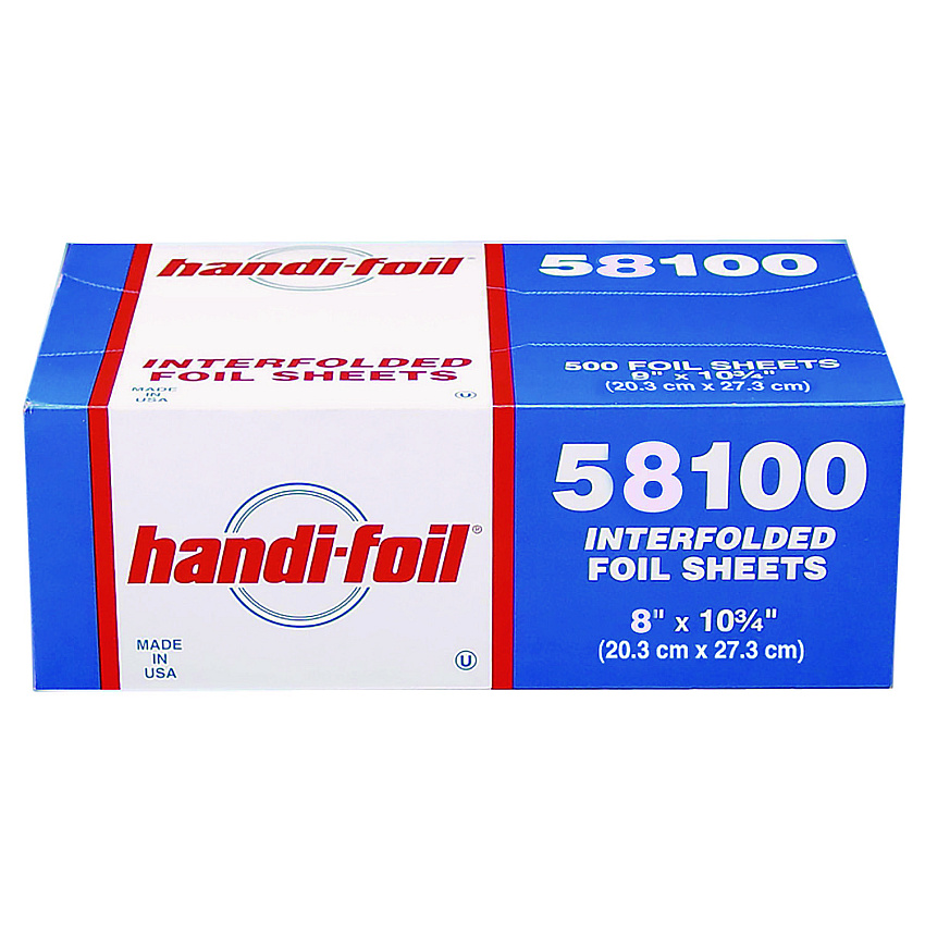 HFA Alum Foil Sh 8X10.75  Silv 500 (HFA58100)