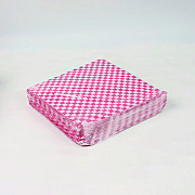 Paterson Grease-Resistant Food Wrap, 12" x 12", Red Check, 5,000/Carton (PDHWG01008)