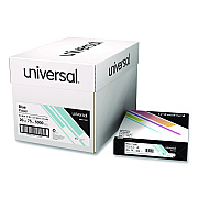 Universal Deluxe Colored Paper, 20 lb Bond Weight, 8.5 x 11, Blue, 500 Sheets/Ream, 10 Reams/Carton (UNV11202CT)