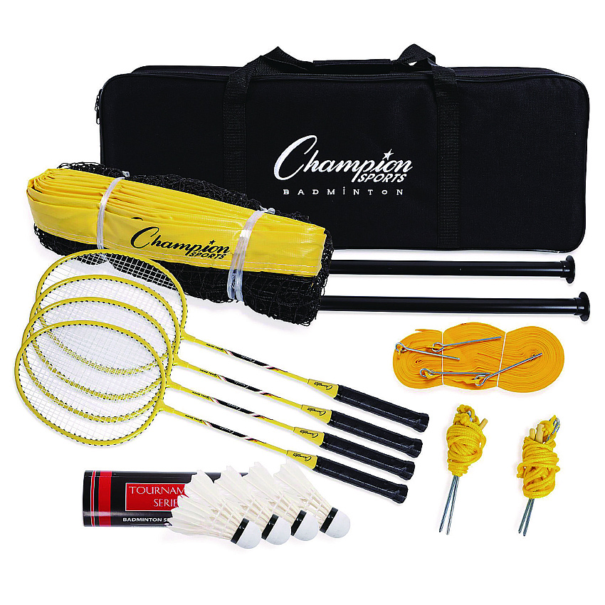 Champion Sports Deluxe Badminton Tournament Set, 28" x 11" (CSICG203)