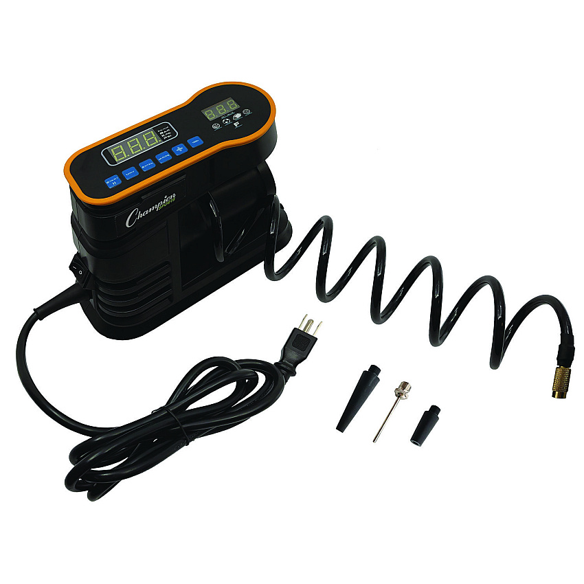 Champion Sports Digital Electronic Inflator, 0.78 cu ft/min, 30 psi, 70" Cord (CSIDIGX)