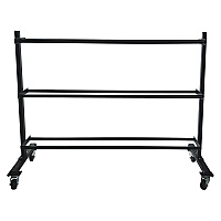 Champion Sports RPX Medicine Ball Rack, Metal, 220 lb Capacity, 18.5 x 62 x 45, Black (CSIRPXRACK)