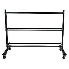 Champion Sports RPX Medicine Ball Rack, Metal, 220 lb Capacity, 18.5 x 62 x 45, Black (CSIRPXRACK)