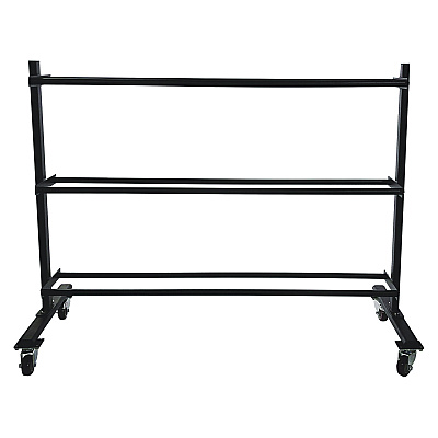 Champion Sports RPX Medicine Ball Rack, Metal, 220 lb Capacity, 18.5 x 62 x 45, Black (CSIRPXRACK)