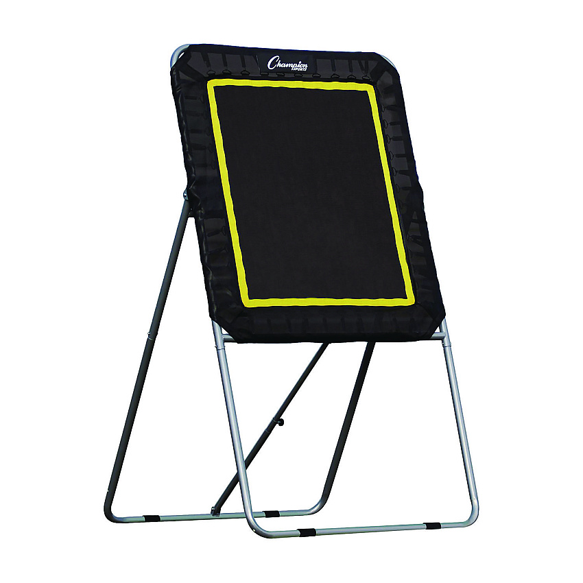 Champion Sports Deluxe Lacrosse Ball Rebounder, 6 ft  x 3 ft, 1.5" dia Frame (CSILBT43)