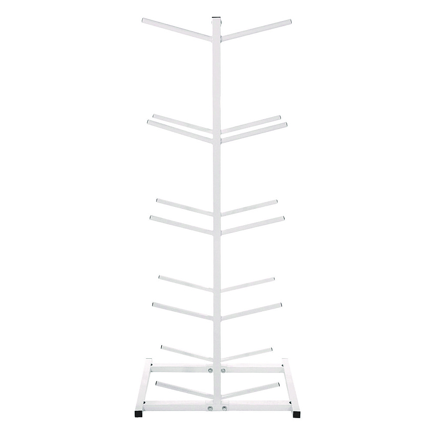 Champion Sports Double Medicine Ball Tree, 12" x 23" x 51", White (CSIMBR2)