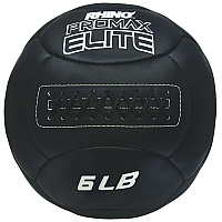 Champion Sports Rhino Promax Elite Medicine Ball, 6 lb, Black (CSIPRX6)