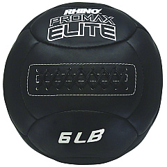 Champion Sports Rhino Promax Elite Medicine Ball, 6 lb, Black (CSIPRX6)