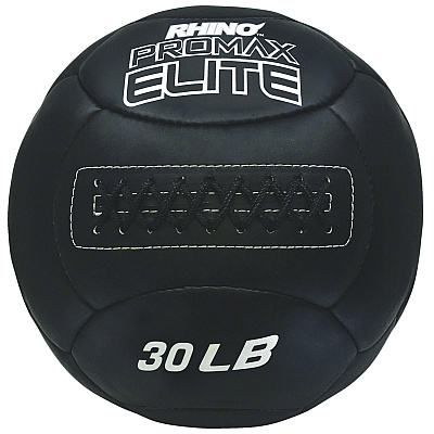 Champion Sports Rhino Promax Elite Medicine Ball, 30 lb, Black (CSIPRX30)