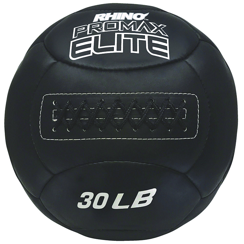 Champion Sports Rhino Promax Elite Medicine Ball, 30 lb, Black (CSIPRX30)