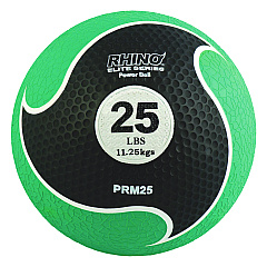 Champion Sports Rhino Elite Medicine Ball, 25 lb, Green (CSIPRM25)
