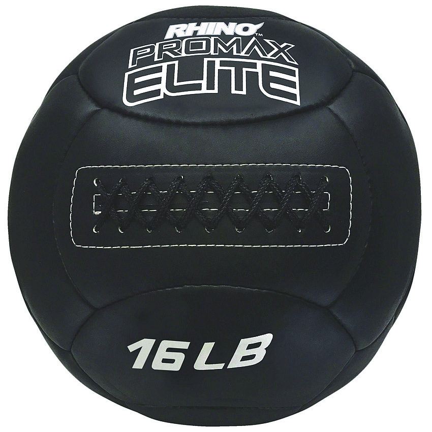 Champion Sports Rhino Promax Elite Medicine Ball, 16 lb, Black (CSIPRX16)
