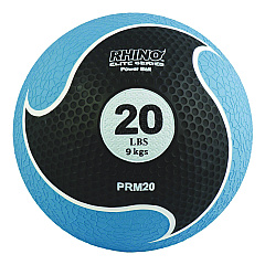 Champion Sports Rhino Elite Medicine Ball, 20 lb, Blue (CSIPRM20)