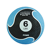 Champion Sports Rhino Elite Medicine Ball, 6 lb, Blue (CSIPRM6)