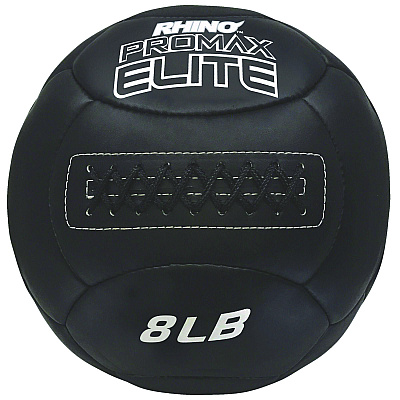 Champion Sports Rhino Promax Elite Medicine Ball, 8 lb, Black (CSIPRX8)