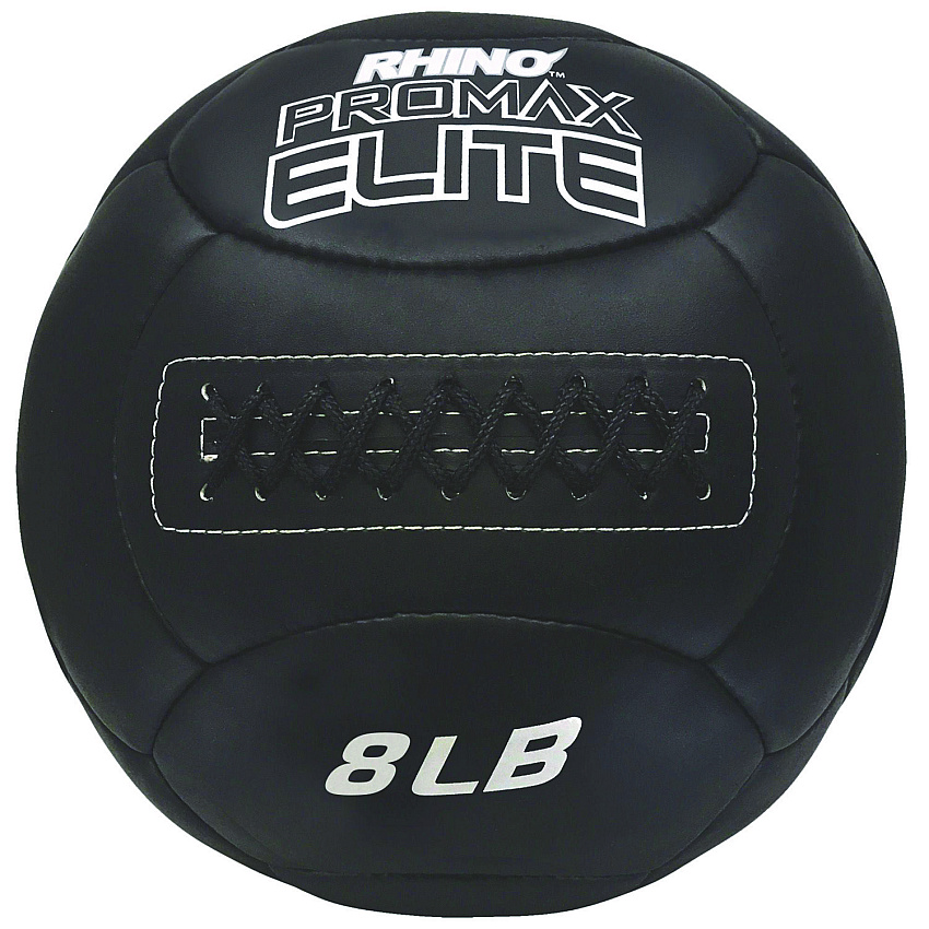 Champion Sports Rhino Promax Elite Medicine Ball, 8 lb, Black (CSIPRX8)