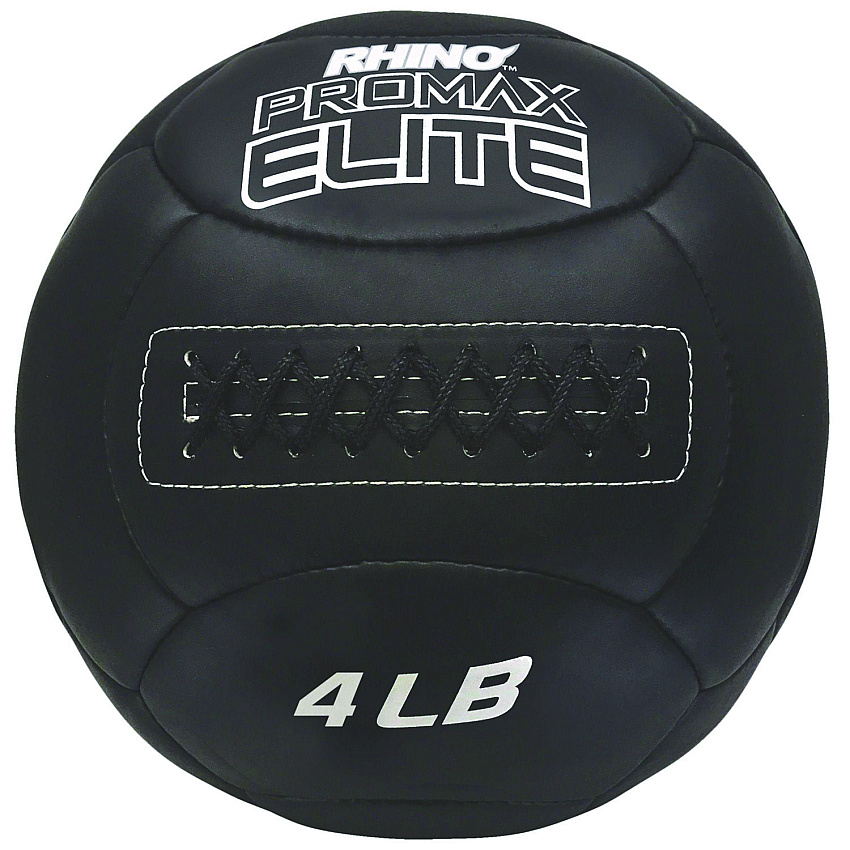 Champion Sports Rhino Promax Elite Medicine Ball, 4 lb, Black (CSIPRX4)