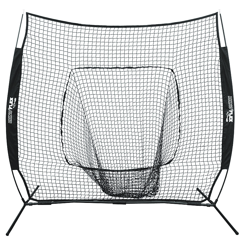 Champion Sports Rhino Portable Training Net, 7 ft x 7 ft (CSIRBM77)