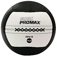 Champion Sports Rhino Promax Medicine Ball, 18 lb, Black (CSIRPX18)
