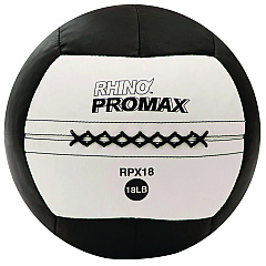 Champion Sports Rhino Promax Medicine Ball, 18 lb, Black (CSIRPX18)