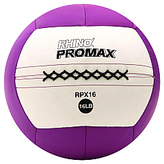 Champion Sports Rhino Promax Medicine Ball, 16 lb, Purple (CSIRPX16)