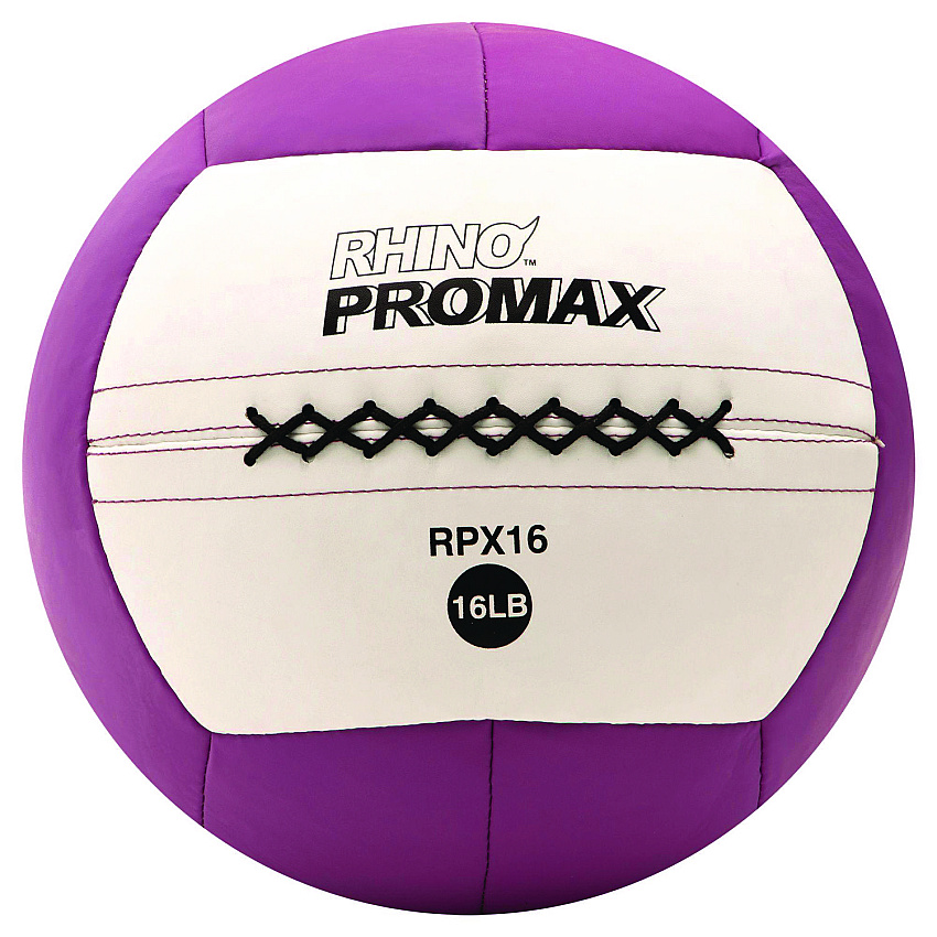 Champion Sports Rhino Promax Medicine Ball, 16 lb, Purple (CSIRPX16)