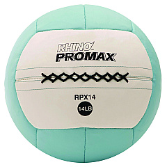 Champion Sports Rhino Promax Medicine Ball, 14 lb, Light Blue (CSIRPX14)